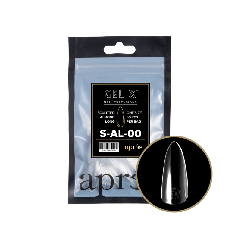 Apres Gel-X Sculpted Almond Long Refill (50pcs) - Size 00