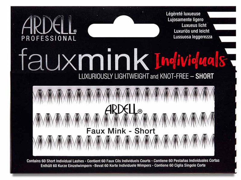Ardell - Fauxmink Individuals Luxuriously Lightweight with Knot-Free - Short Black