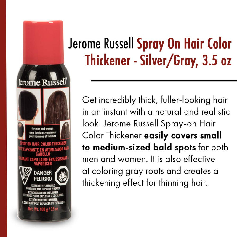 Jerome Russell - Spray Thickener "Silver/Gray", 3.5oz