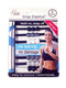 Mia Sport- Snap Elastics® "Black, Gray, White" 6PCs #70029