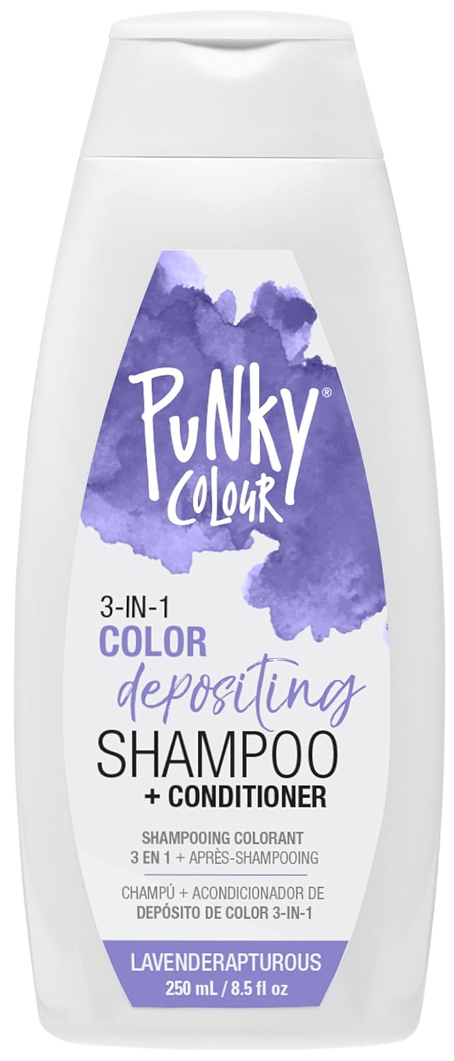 Punky Colour - 3-in-1 Color Depositing Shampoo + Conditioner "Lavenderapturous"