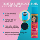 Jerome Russell - Temporary Hair Color "Blue-Black", 2.2oz