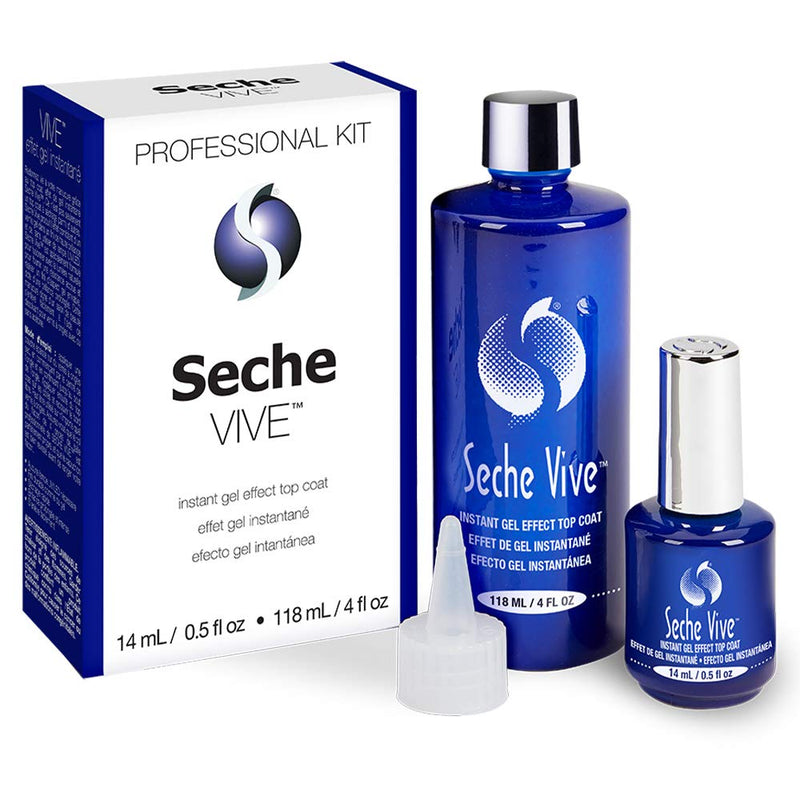 Seche VIVE™ Gel Effect Top Coat 4oz Kit