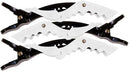 Mia Professional - Super Clamp Black/White 4 Clips