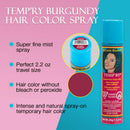 Jerome Russell - Temporary Hair Color "Burgundy", 2.2oz