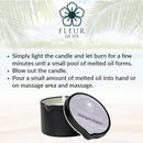 Massage Oil Candle - Midnight Dragon