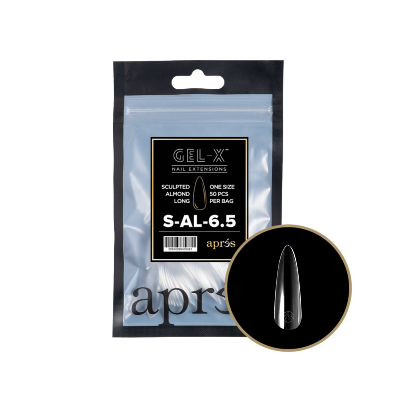 Apres Gel-X Sculpted Almond Long Refill (50pcs) - Size 6.5