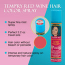 Jerome Russell - Temporary Hair Color "Red Wine", 2.2oz