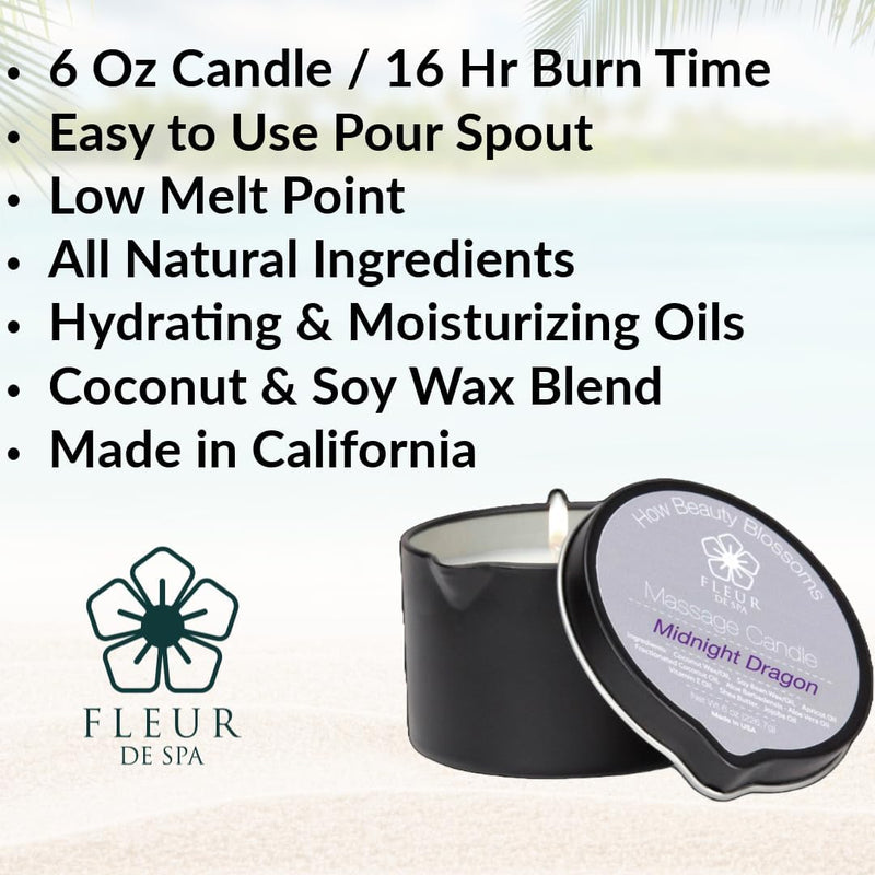 Massage Oil Candle - Midnight Dragon