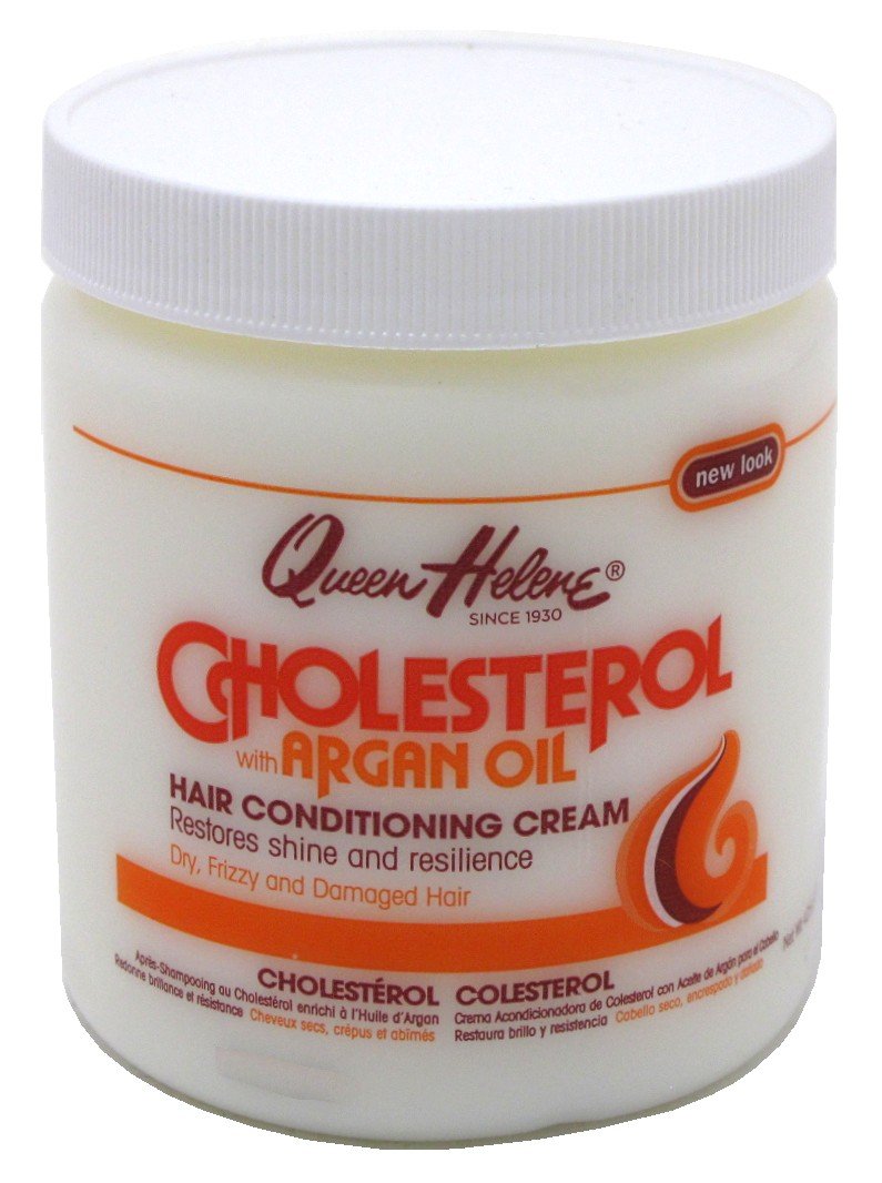Queen Helene Cholesterol Hair Conditioning Cream Argan Oil 15oz