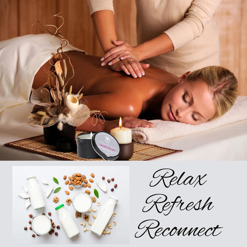Massage Oil Candle - Vanilla Flower