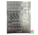Nail Art Stencil - Ombre Nail Art Stencil Sticker H-428 Christmas & New Year