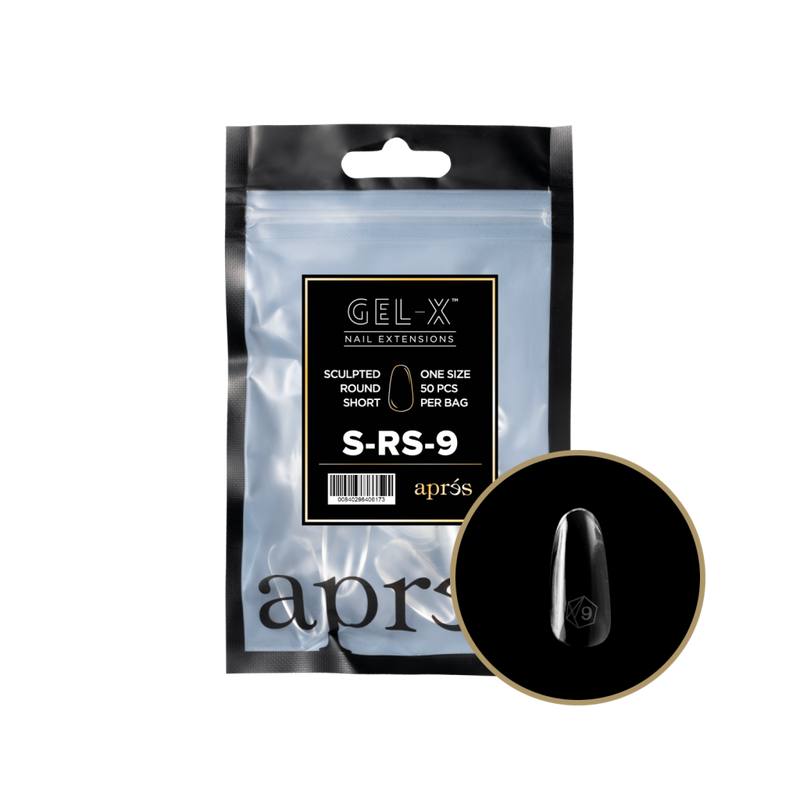 Apres Gel-X Sculpted Round Short Refill (50pcs) - Size 9