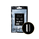 Apres Gel-X Natural Square Short Refill (50pcs) - Size 3