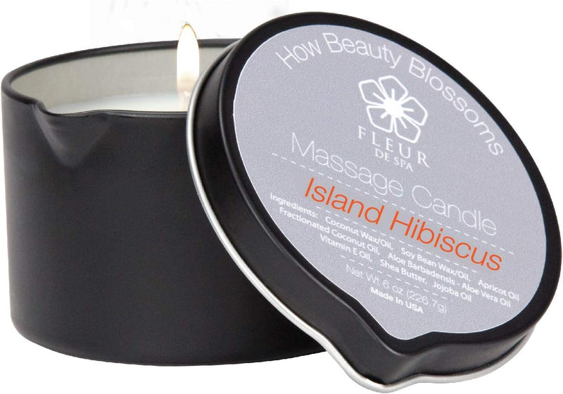 Massage Oil Candle - Island Hibiscus