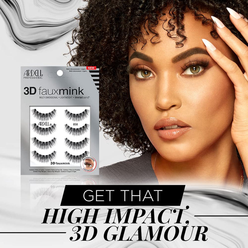 Ardell - Lash Professional 3D Faux Mink 858 4PK