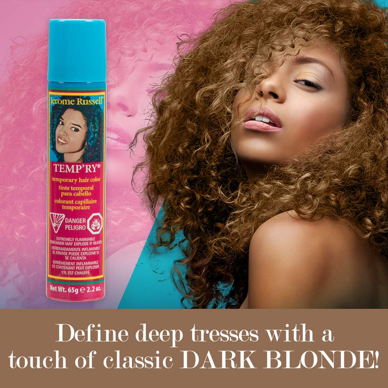 Jerome Russell - Temporary Hair Color "Dark Blonde", 2.2oz