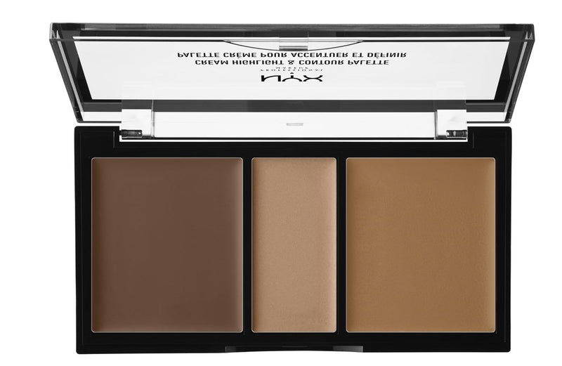 NYX - Cream Highlight & Contour Palette "Deep"