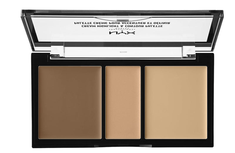 NYX - Cream Highlight & Contour Palette "Medium"