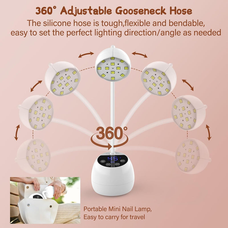UV LED Mini Cordless Nail Lamp 36W