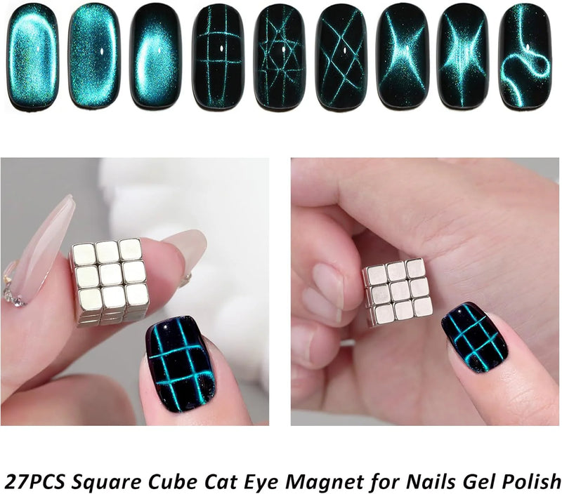 Cat Eye Magnet - Square Cube Magnets