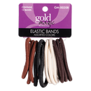 Gold Magic - Elastic Bands Assorted Colors, 12 Bands
