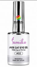 Sumika Soak Off Jade Cateye Gel .5oz -