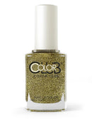 Color Club Nail Lacquer 0.5 oz. - Gold Glitter 780