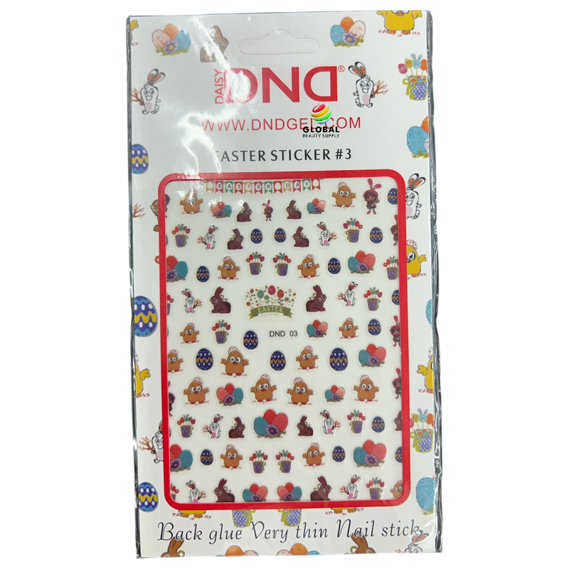 DND Easter Nail Sticker