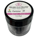 Glam and Glits - Nail Art Thread 1 oz - Carissma 31