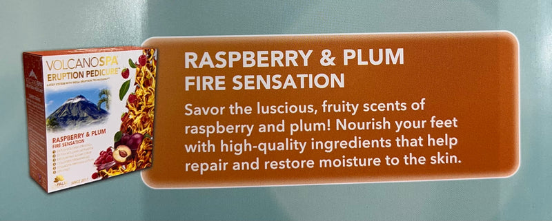 La Palm - Volcano Spa - Pedicure - Raspberry & Plum (New Scent)