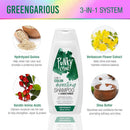 Punky Colour - 3-in-1 Color Depositing Shampoo + Conditioner "Greengarious"
