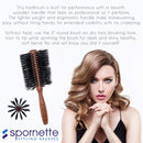 Spornette -  Largre Italian Round Boar Bristle, 3in