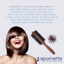 Spornette -  Italian Round Boar Bristle, 2.25in