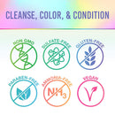 Punky Colour - 3-in-1 Color Depositing Shampoo + Conditioner "Lavenderapturous"