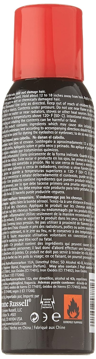 Jerome Russell - Spray Thickener "Black", 3.5oz