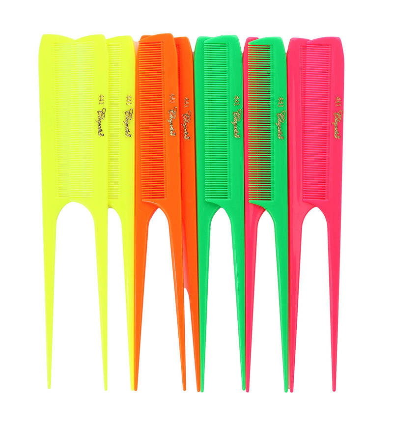 Krest - 441 Cleopatra X-Fine Rattail "Neon Mix" Dozen