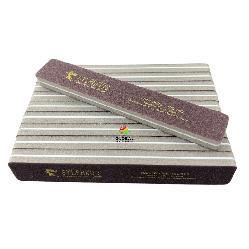 Sylphkiss Premium Sponge File 10pc - 100/180 Grit