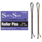 Soft'n Style - Black Roller Pins 2-3/4" 75Pins #P-45-BK