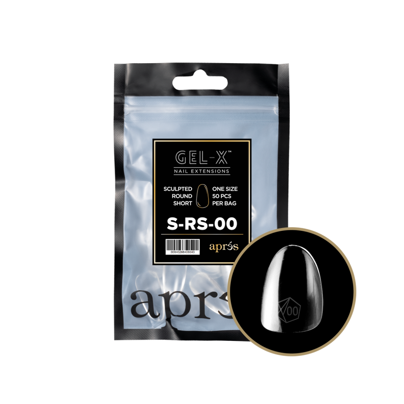 Apres Gel-X Sculpted Round Short Refill (50pcs) - Size 00
