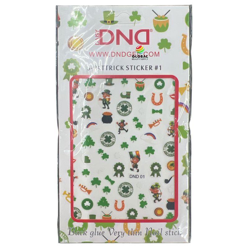 DND Saint Patrick Nail Sticker