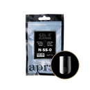 Apres Gel-X Natural Square Short Refill (50pcs) - Size 0