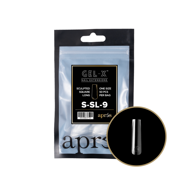 Apres Gel-X Sculpted Square Long Refill (50pcs) - Size 9