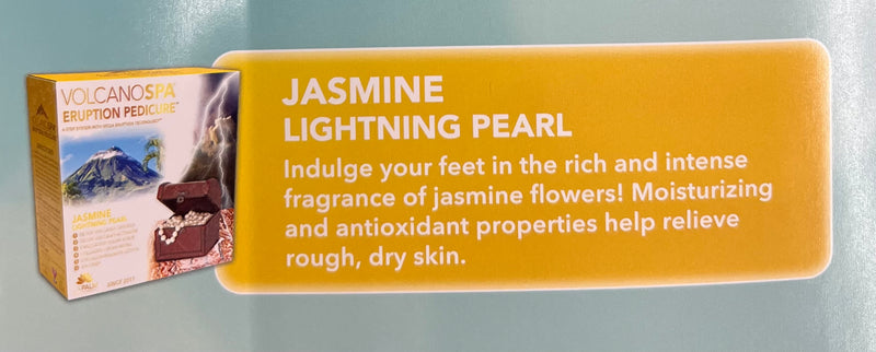 La Palm - Volcano Spa - Pedicure - Jasmin Lightning Pearl (New Scent)