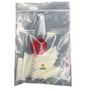 Coffin Ballerina (Straight Short) Nail Tips (NATURAL) 50ct/bag (red label)