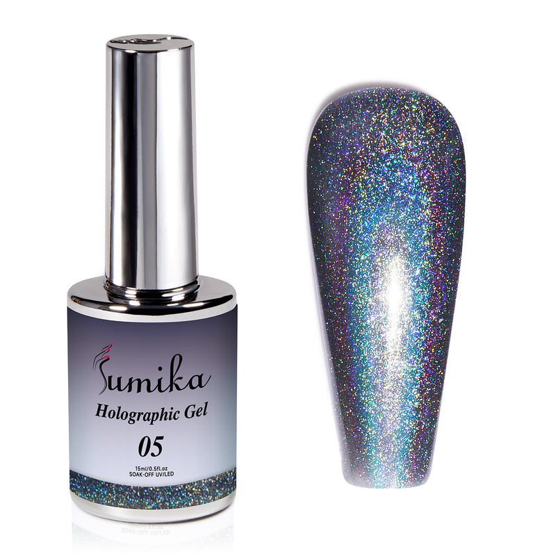 Sumika Soak Off Holographic Gel .5oz / SHG05