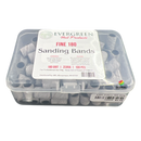 GBS Sanding Bands - 180 Grit Zebra Sanding Bands 100pcs Fine 180