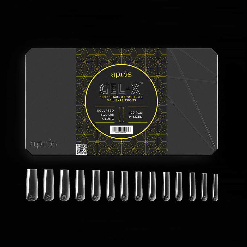 Apres Gel-X Sculpted Square Extra Long Box of Tips (600pcs)