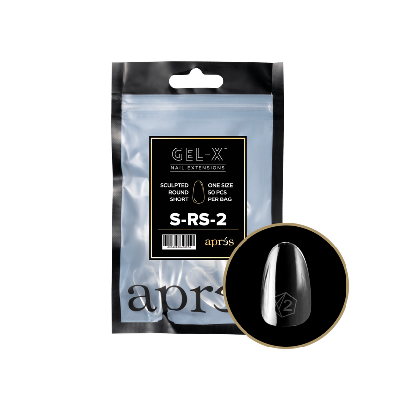 Apres Gel-X Sculpted Round Short Refill (50pcs) - Size 2