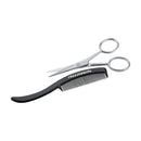 Tweezerman Mustache Scissors and Comb 72031-MG